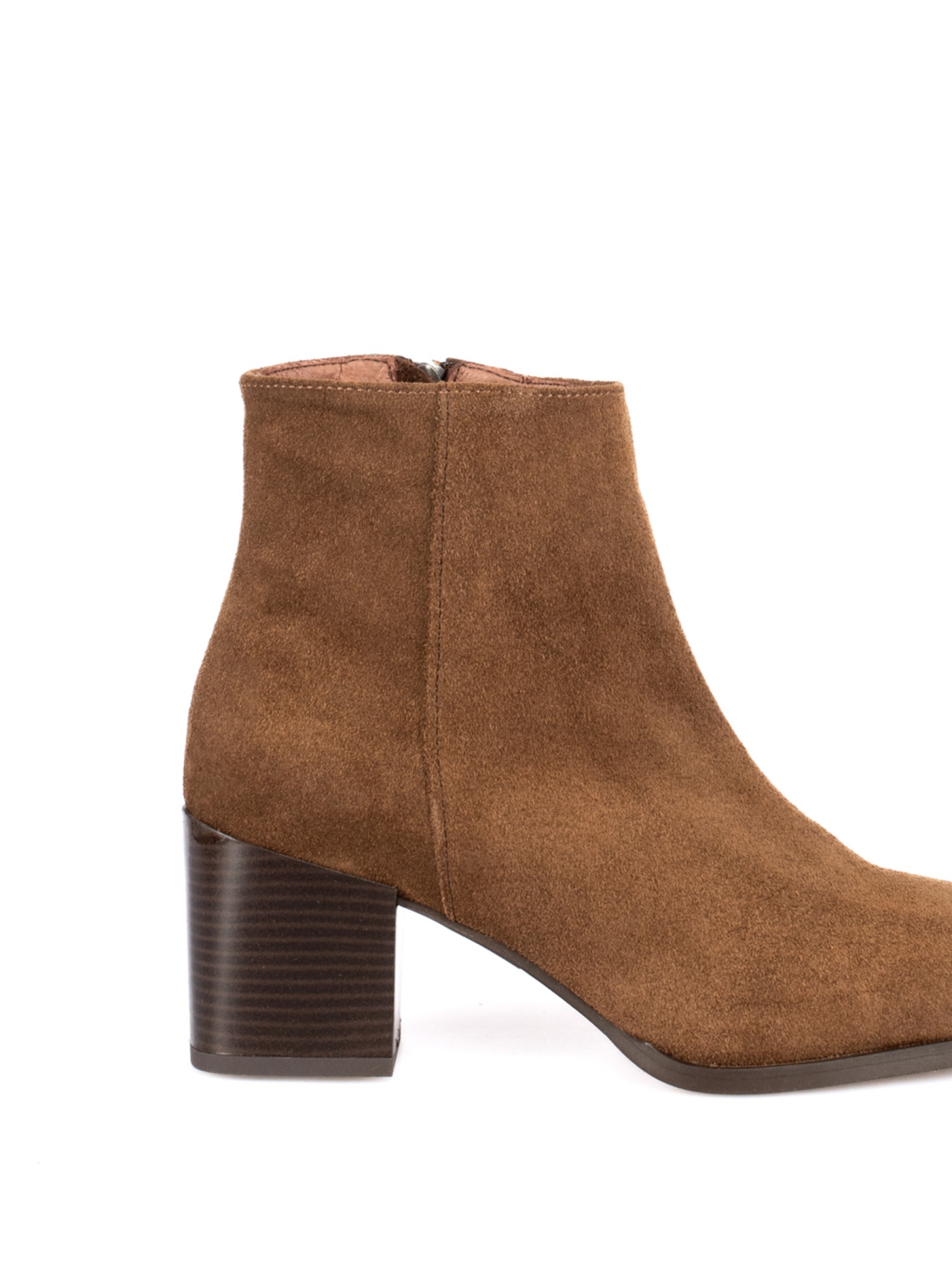 Suede Heeled Ankle Boots