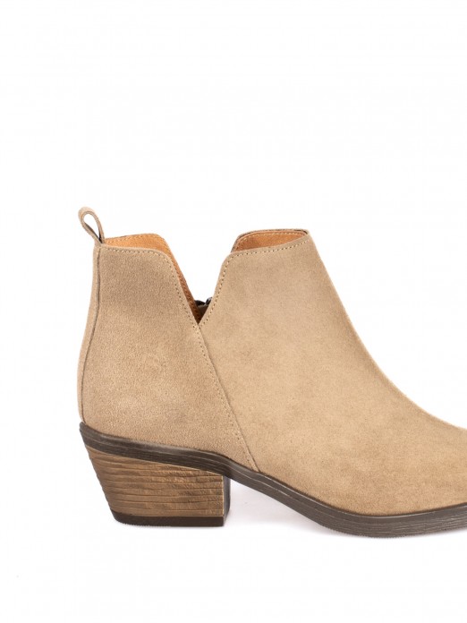 Suede Texan Ankle Boots Suede Texan Ankle Boots