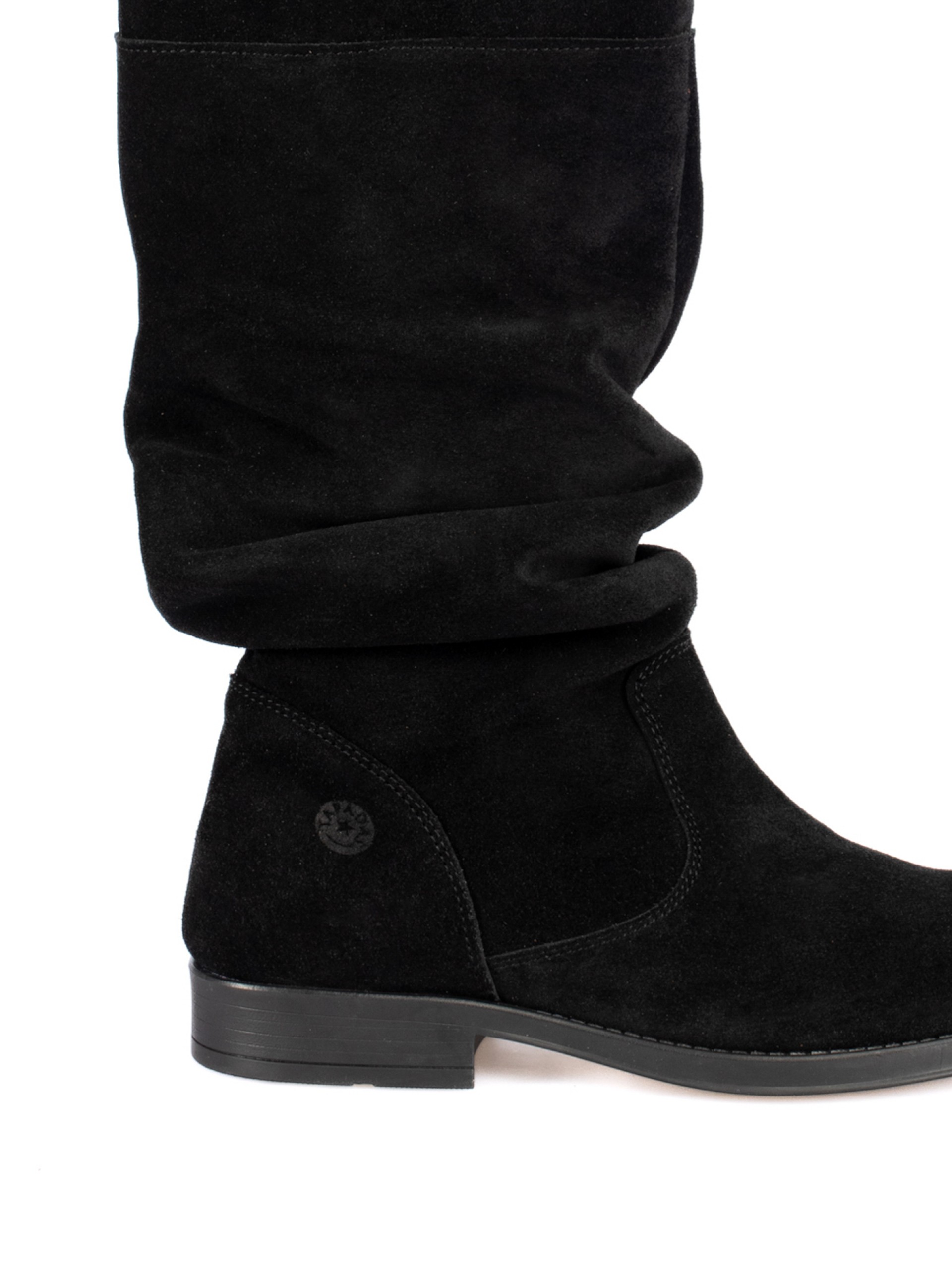 Bota de Cano Alto Enrugado