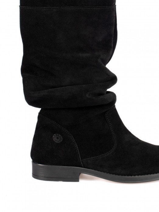 Bota de Cano Alto Enrugado