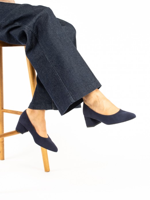Suede High Heel Shoe Suede High Heel Shoe