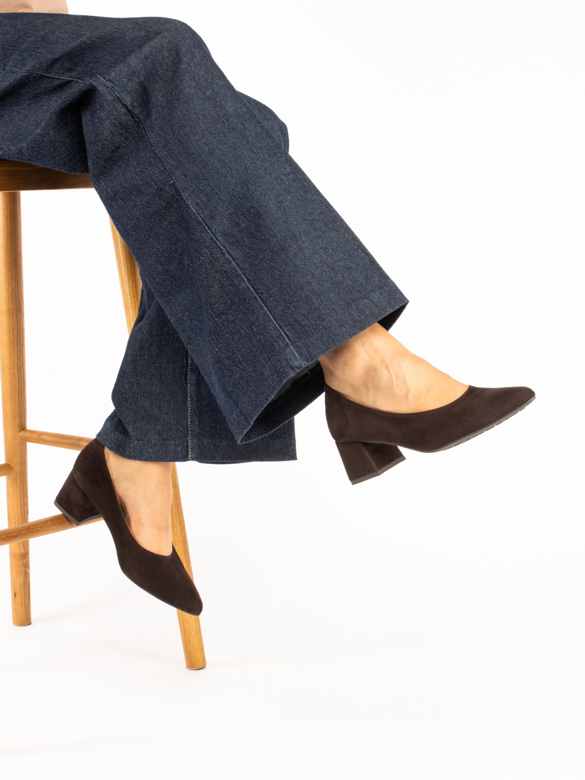 Suede High Heel Shoe
