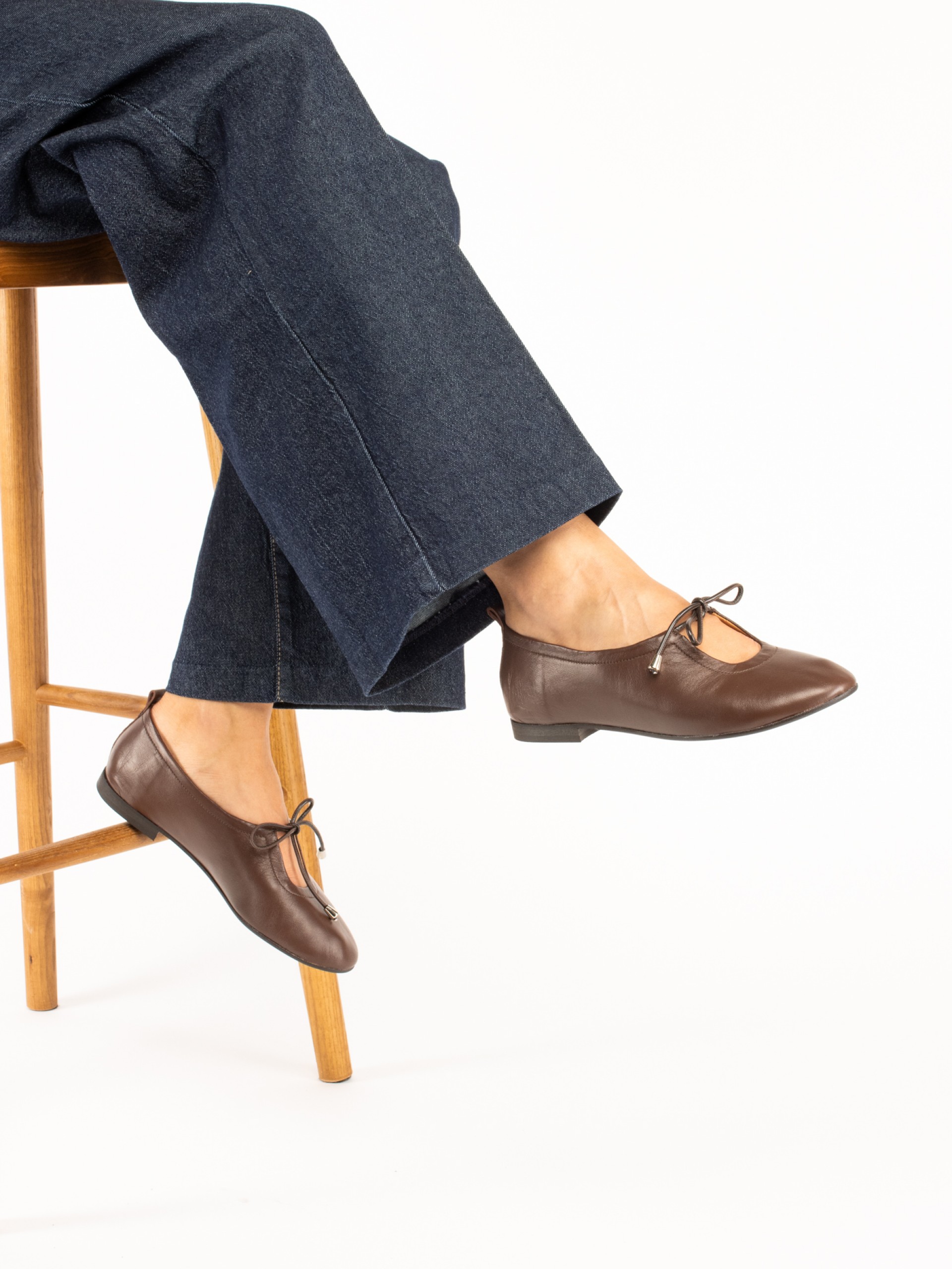 Leather Ballet Flats
