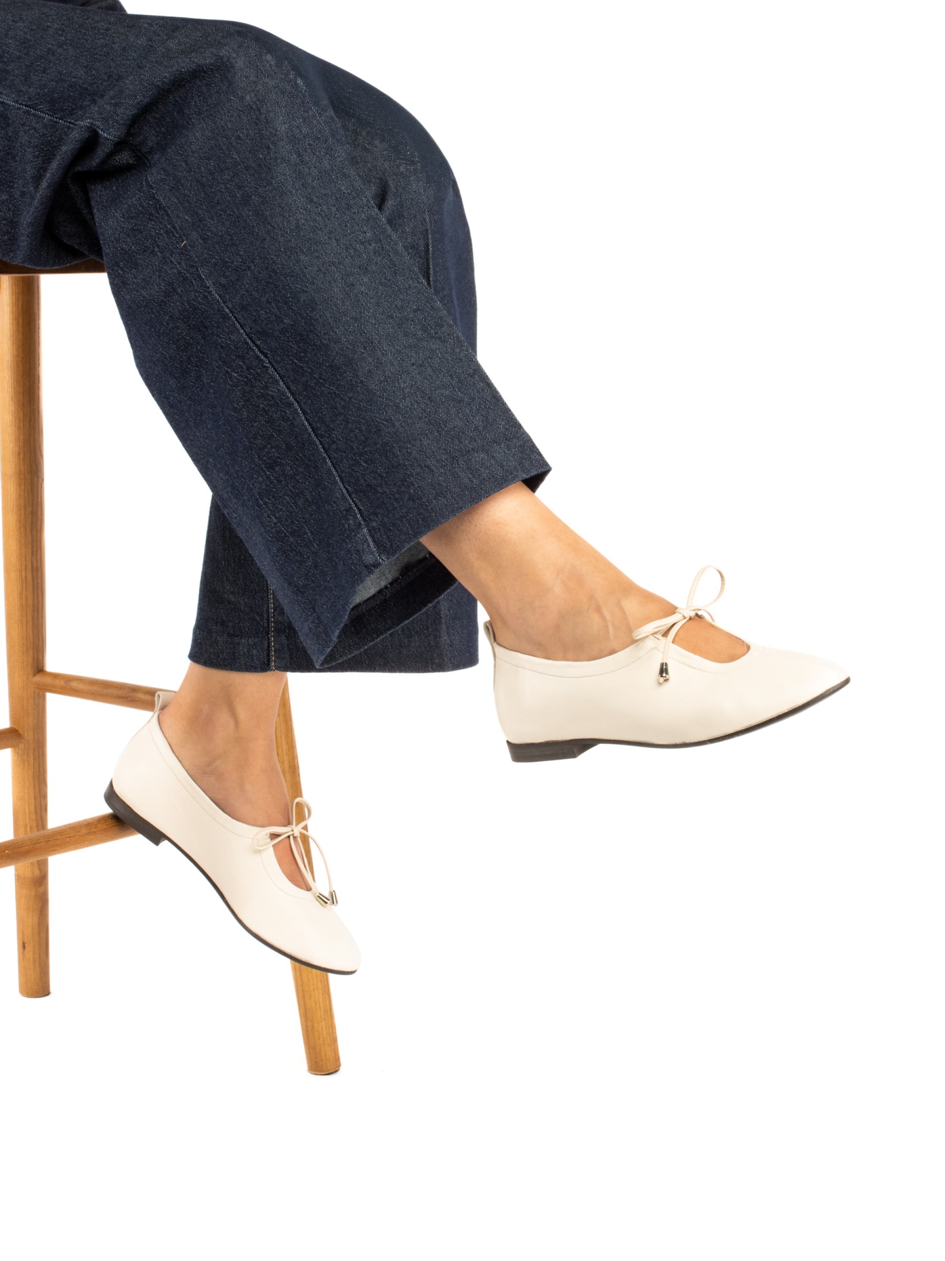 Leather Ballet Flats