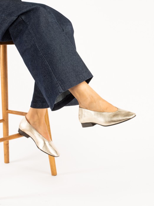 Leather Flat Shoes Leather Flat Shoes