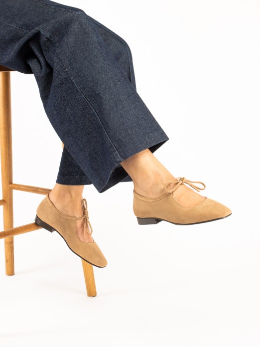 Suede Lace-Up Shoes Suede Lace-Up Shoes
