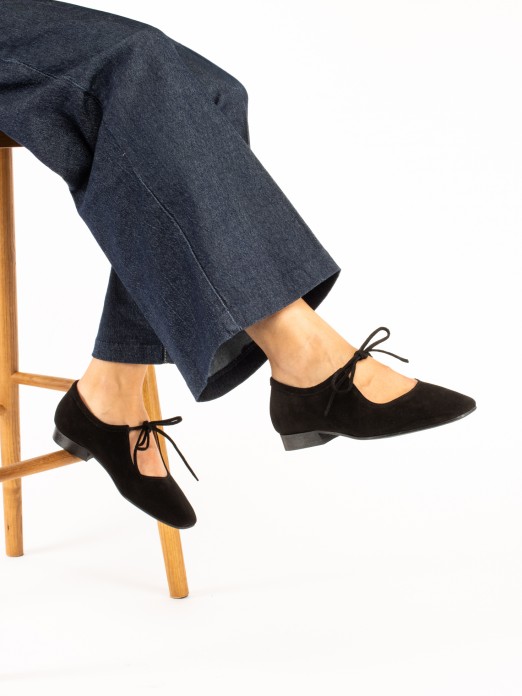 Suede Lace-Up Shoes Suede Lace-Up Shoes