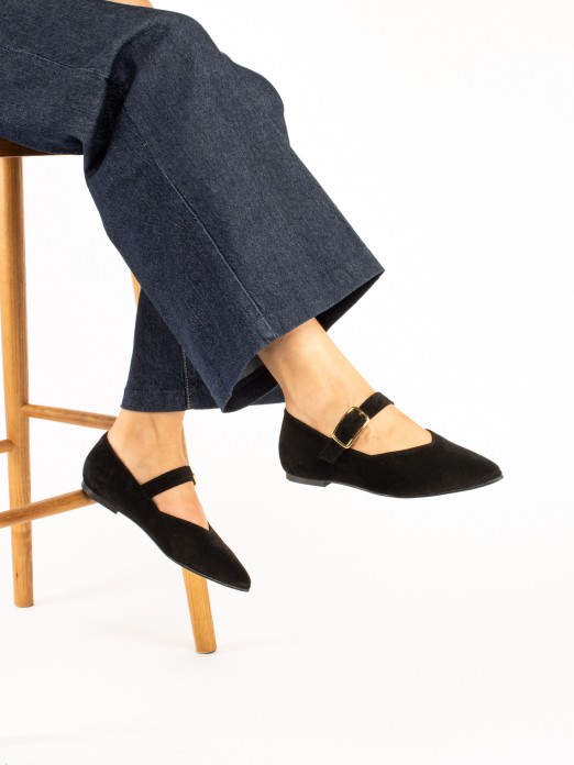 Suede Mary Jane Shoes Suede Mary Jane Shoes