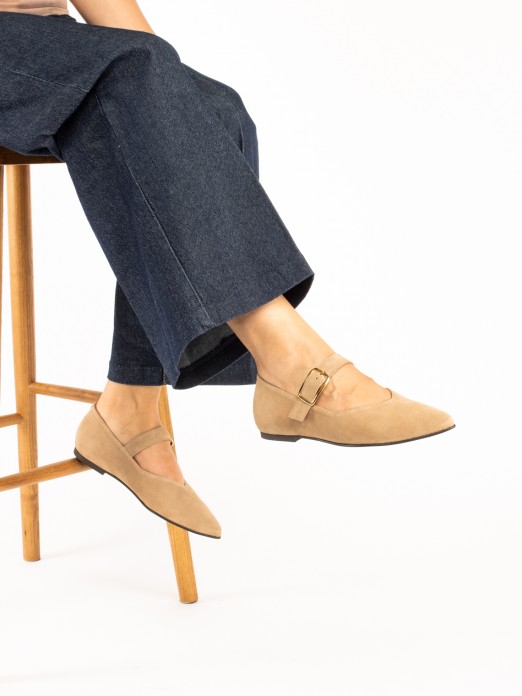 Suede Mary Jane Shoes Suede Mary Jane Shoes