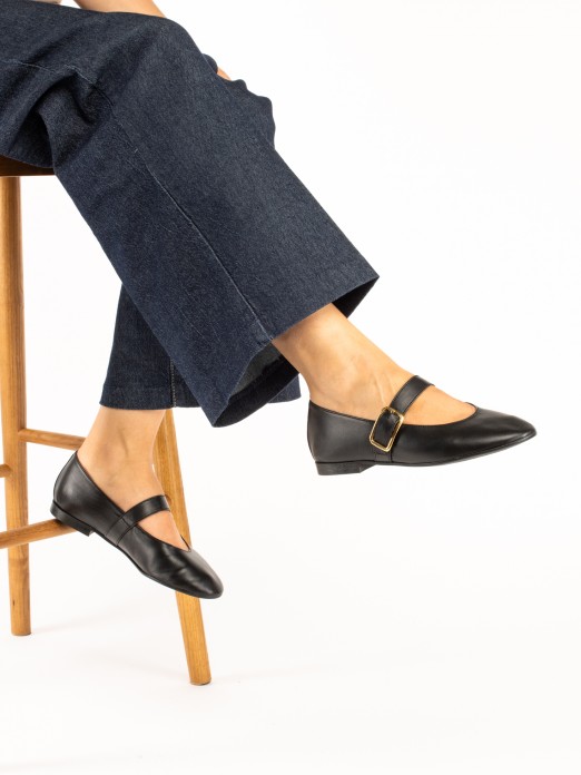 Leather Mary Jane Shoes Leather Mary Jane Shoes