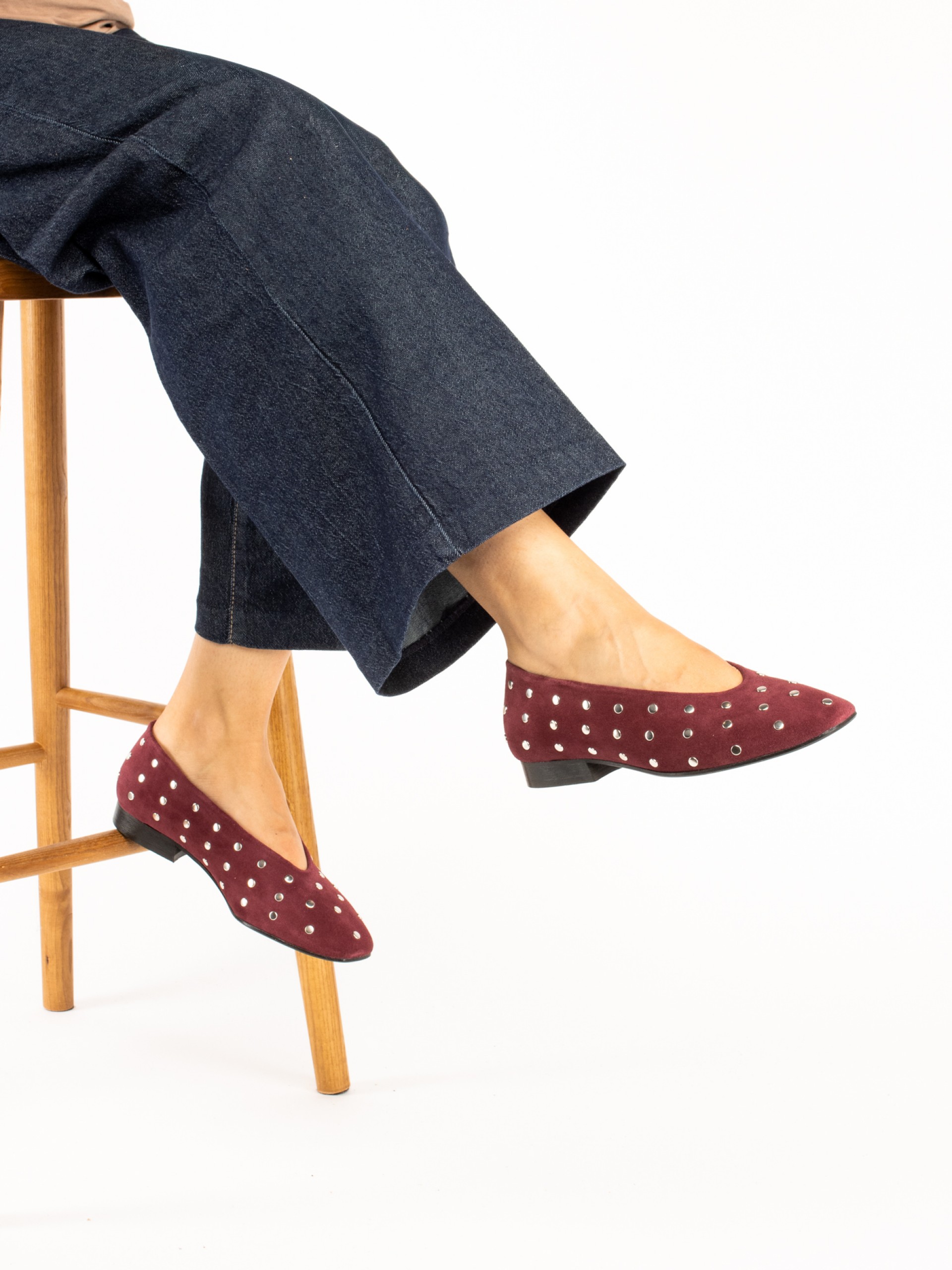Studded Sabrina-Style Shoes