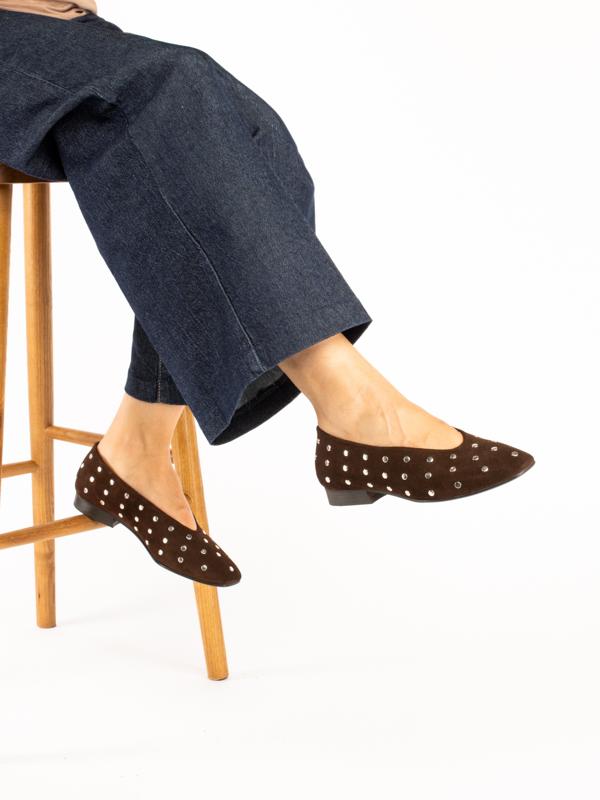 Studded Sabrina-Style Shoes