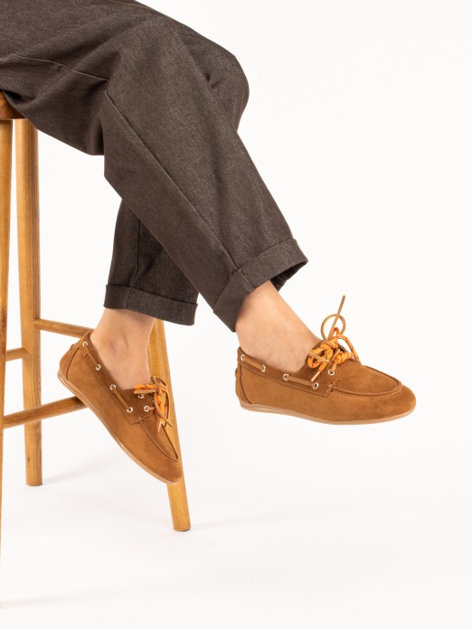 Suede Loafers with Laces Suede Loafers with Laces