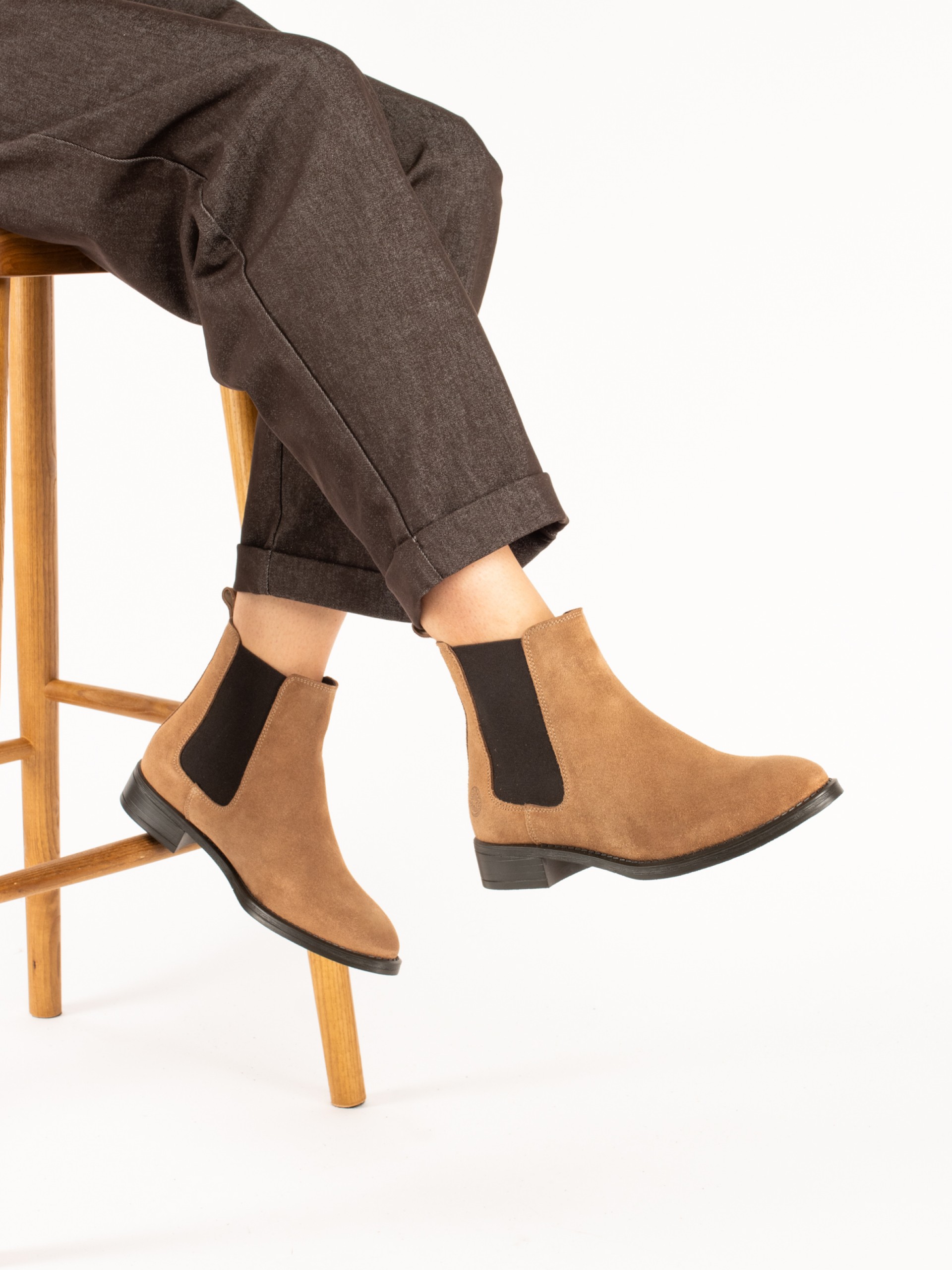 Chelsea Suede Ankle Boots