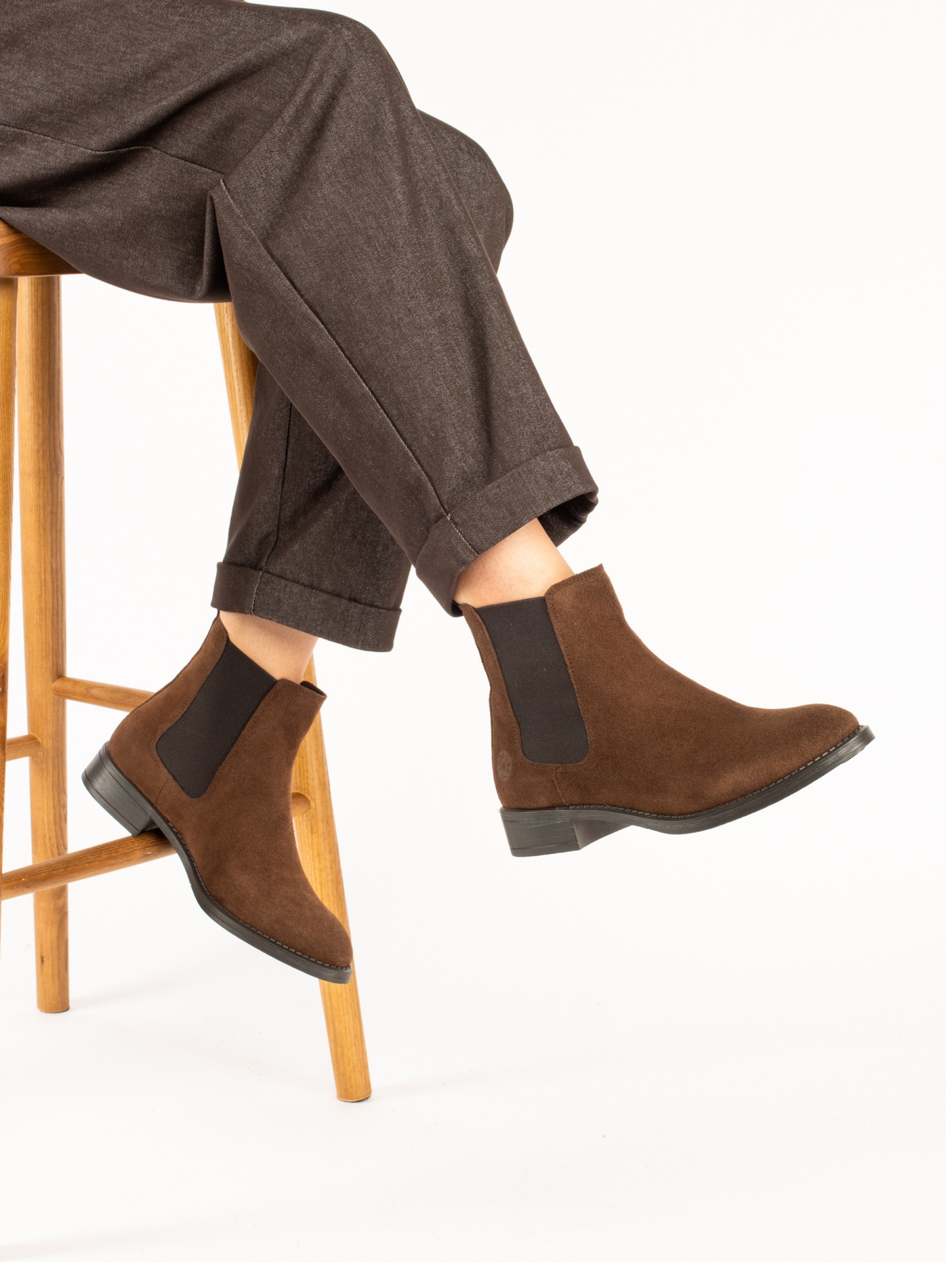 Chelsea Suede Ankle Boots