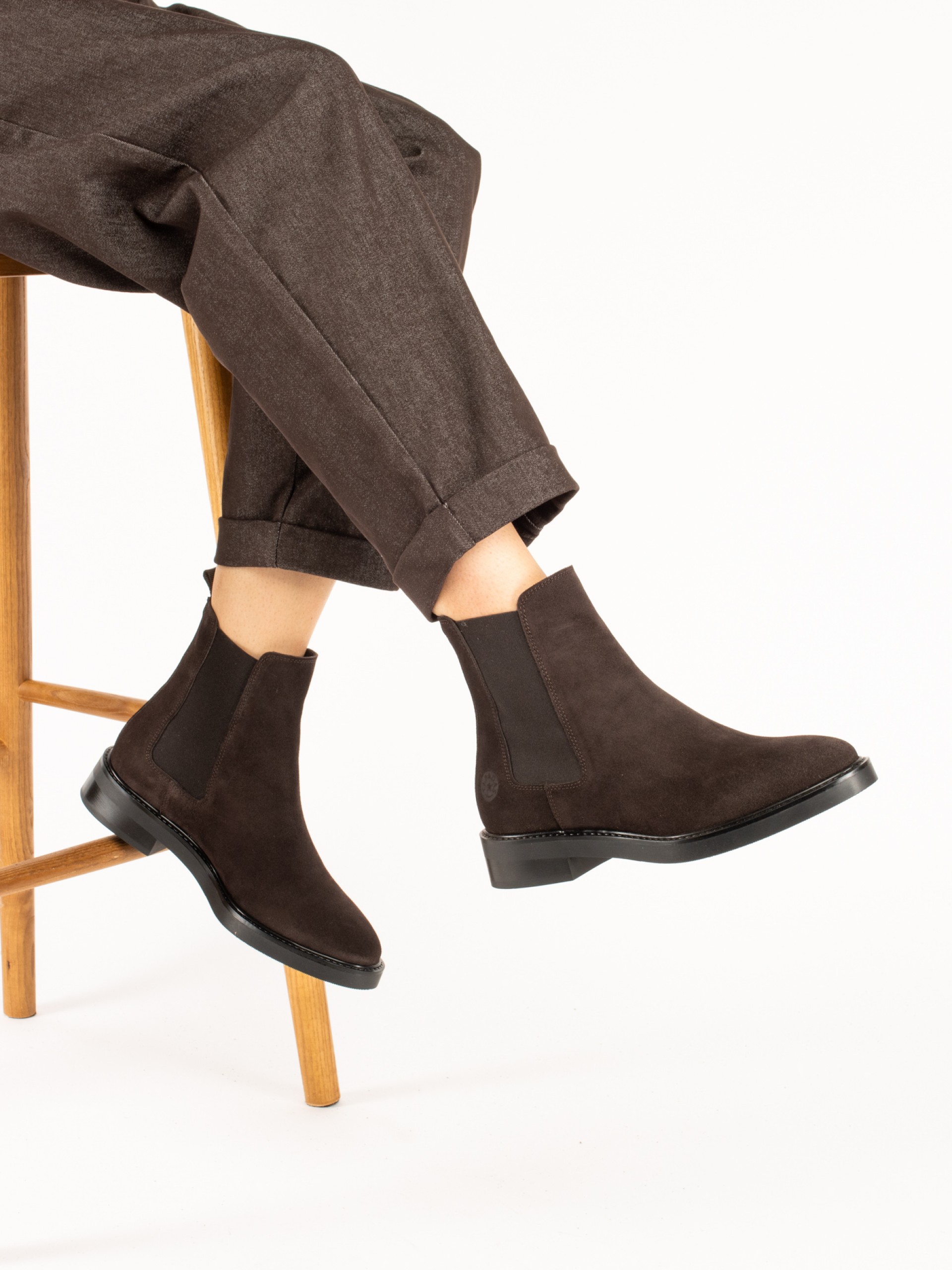 Chelsea Suede Ankle Boots