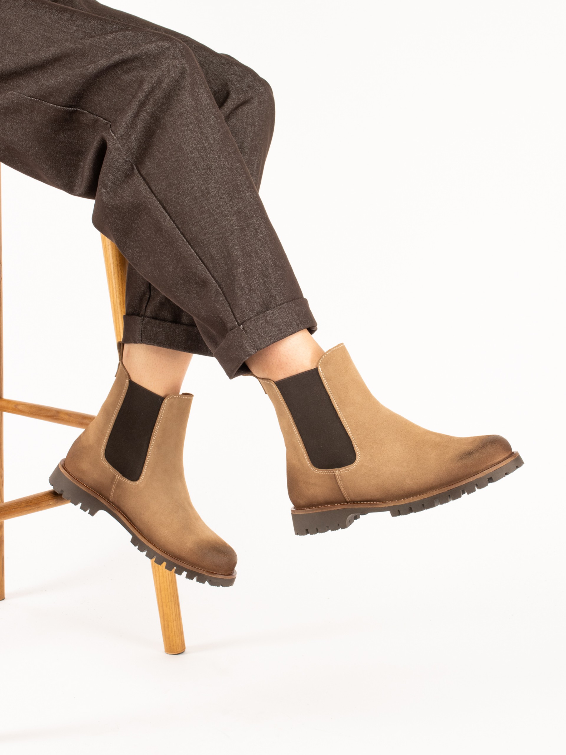 Chelsea Suede Ankle Boots