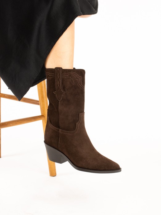 Suede cowboy boots Suede cowboy boots