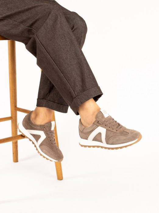 Suede and Leather Sneakers Suede and Leather Sneakers