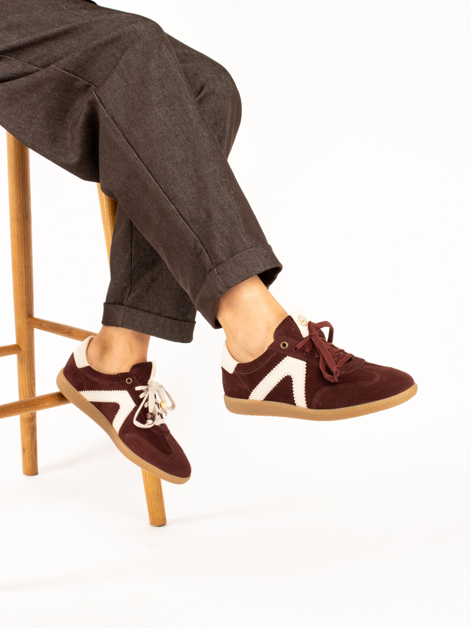 Suede and Leather Sneakers