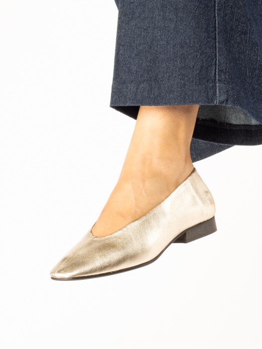 Leather Flat Shoes Leather Flat Shoes