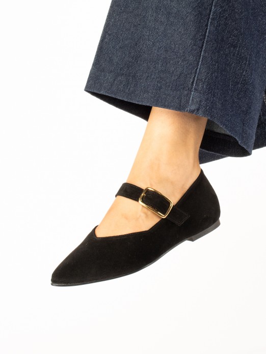 Suede Mary Jane Shoes Suede Mary Jane Shoes