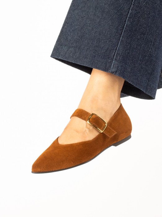 Suede Mary Jane Shoes Suede Mary Jane Shoes