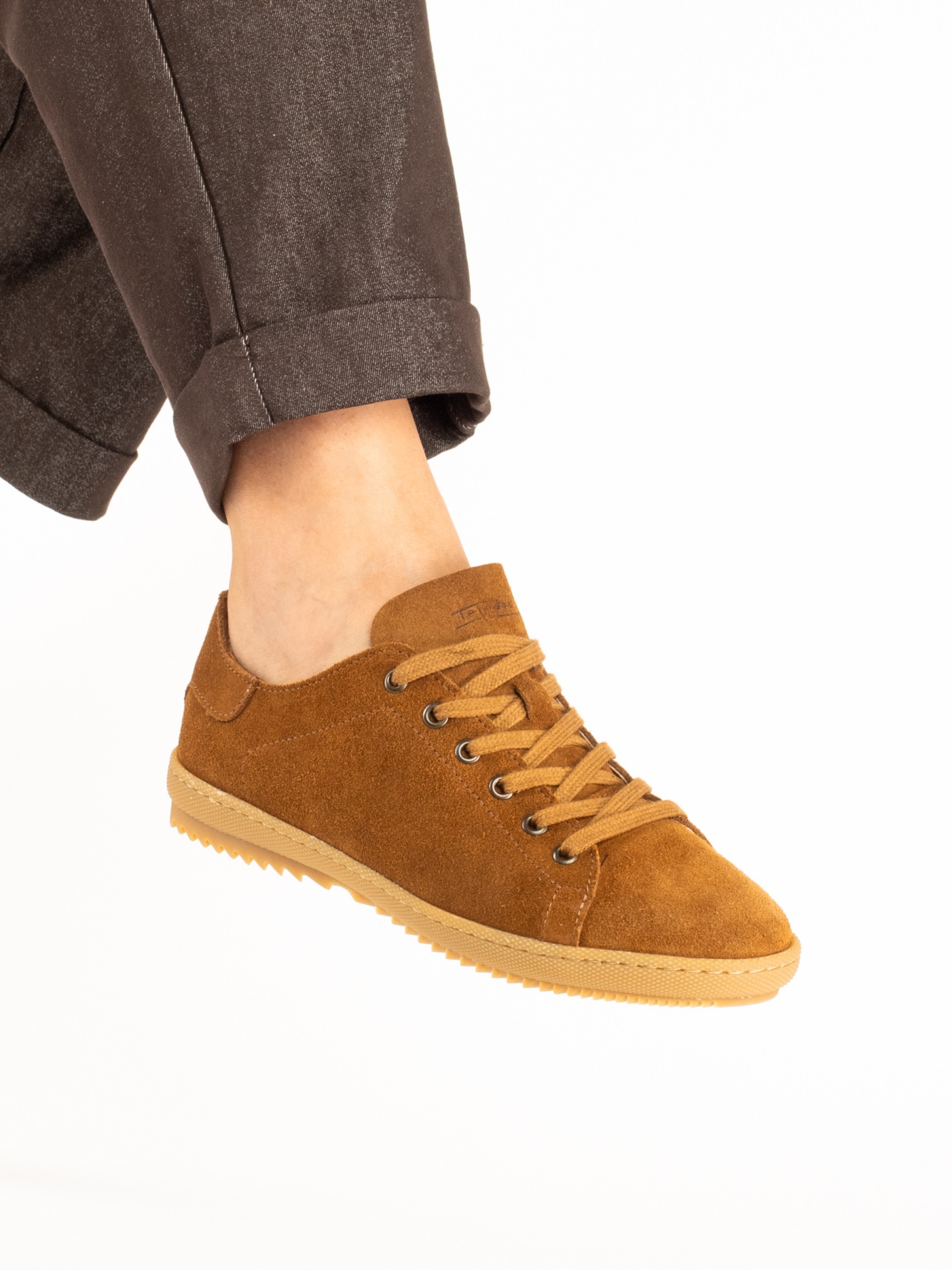 Suede sneakers