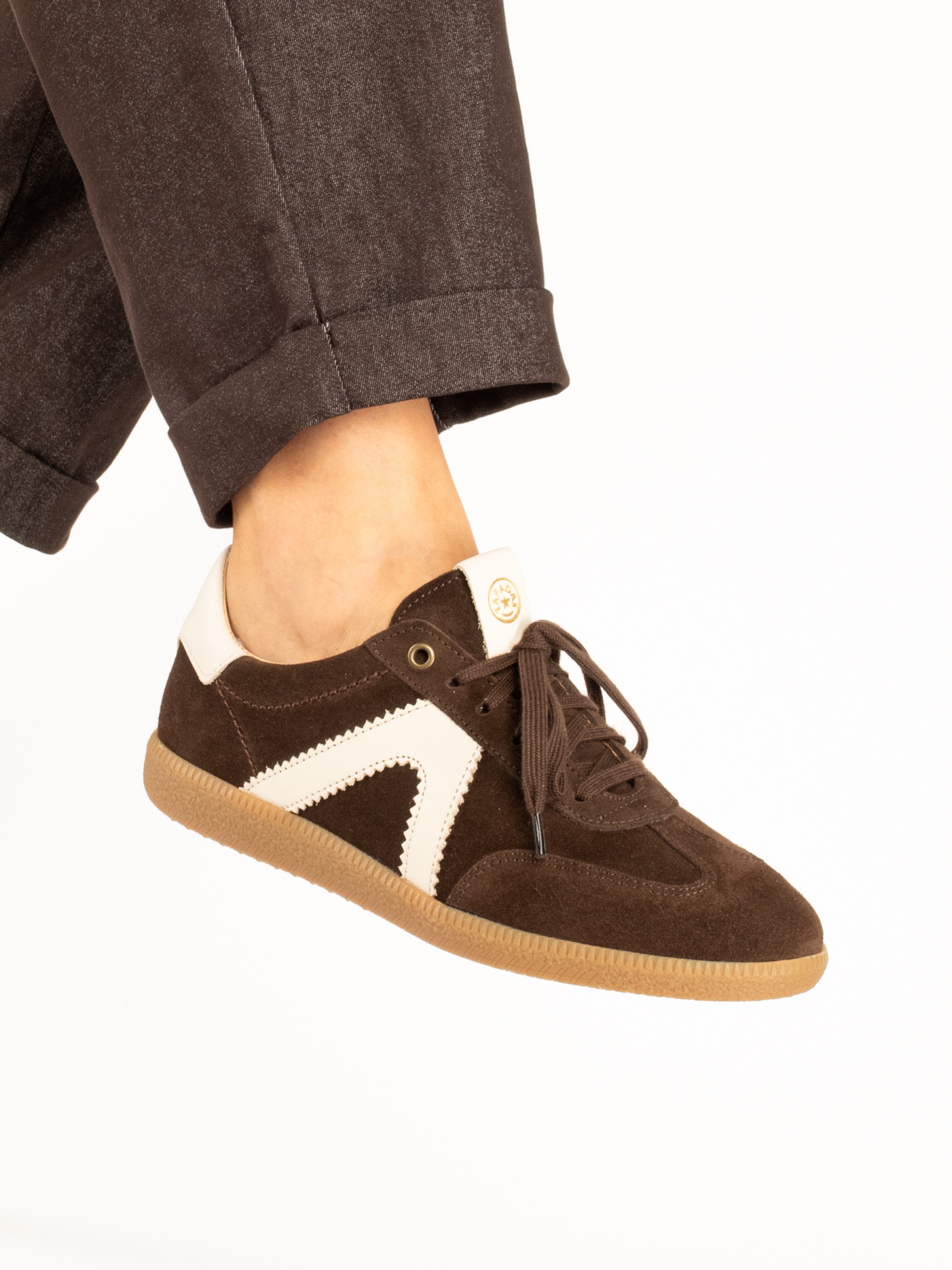 Suede and Leather Sneakers