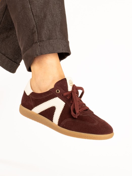 Suede and Leather Sneakers