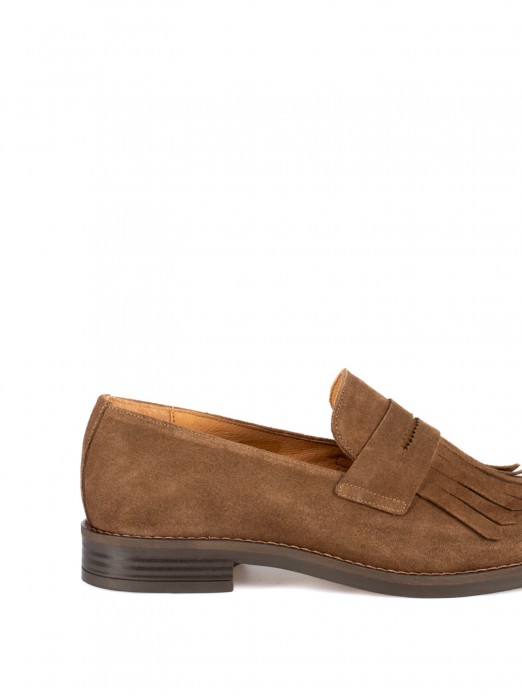 Mocassim em Camurça com Franja Mocassim em Camurça com Franja