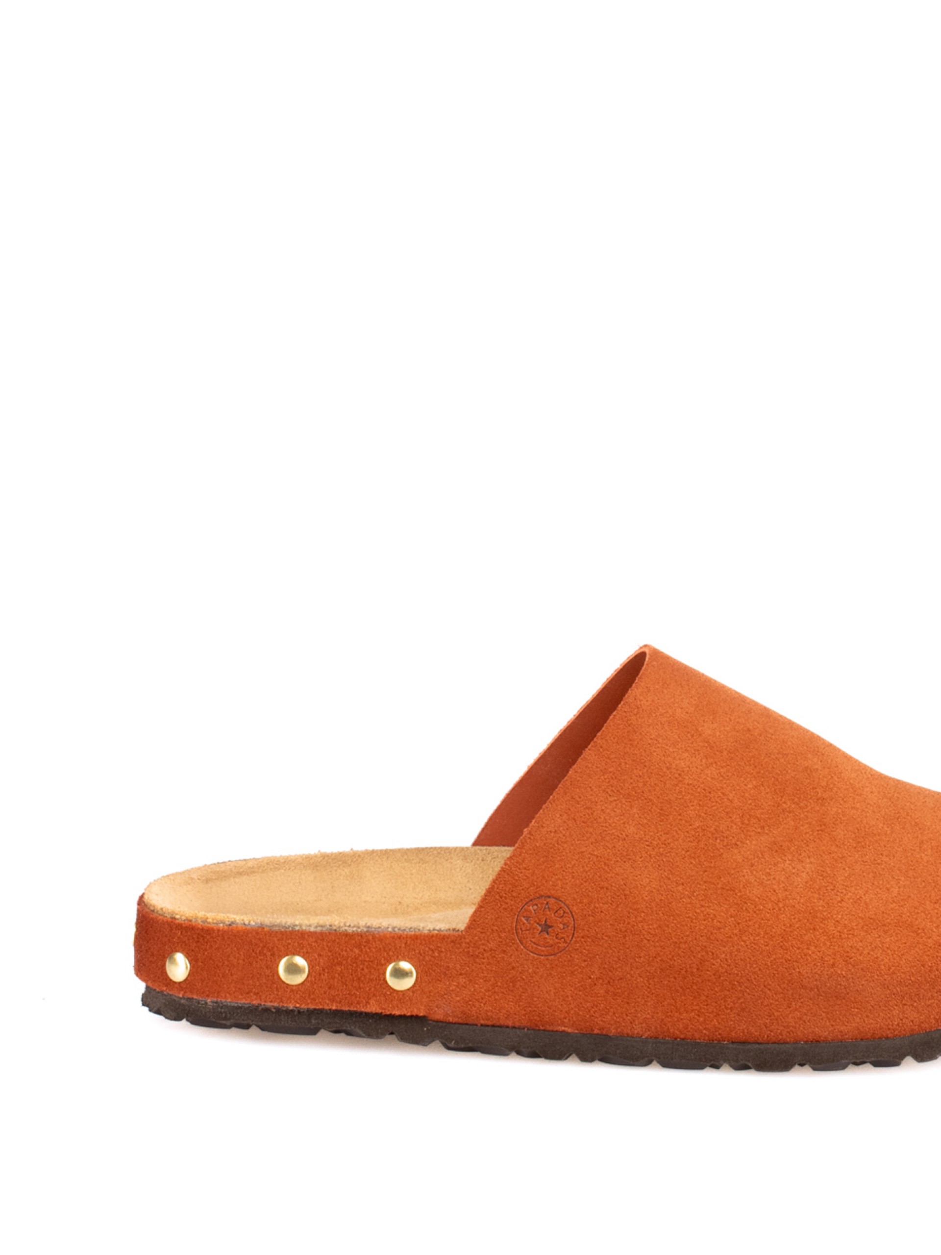 Bio suede clog with studs