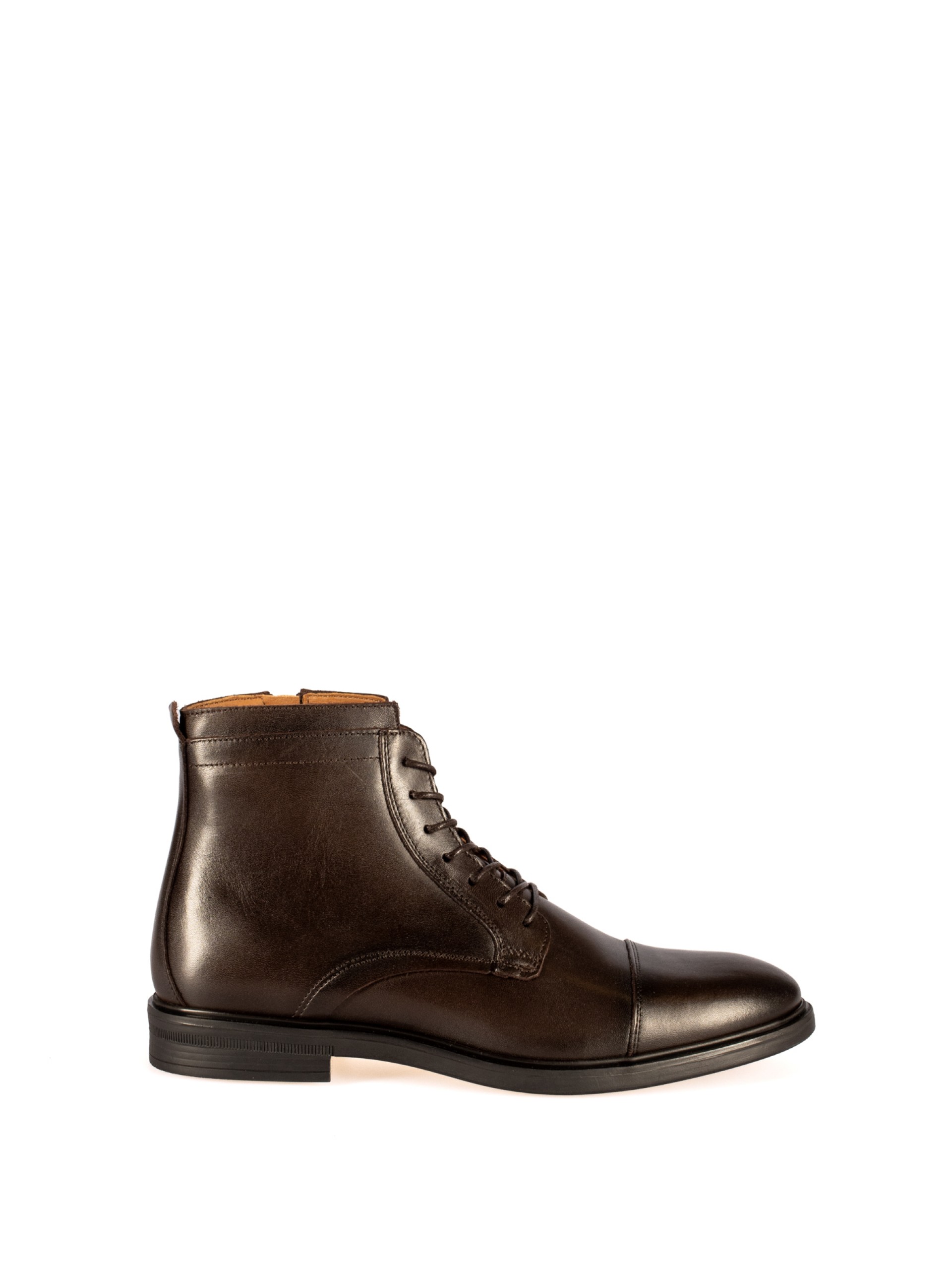 Oxford Leather Ankle Boots