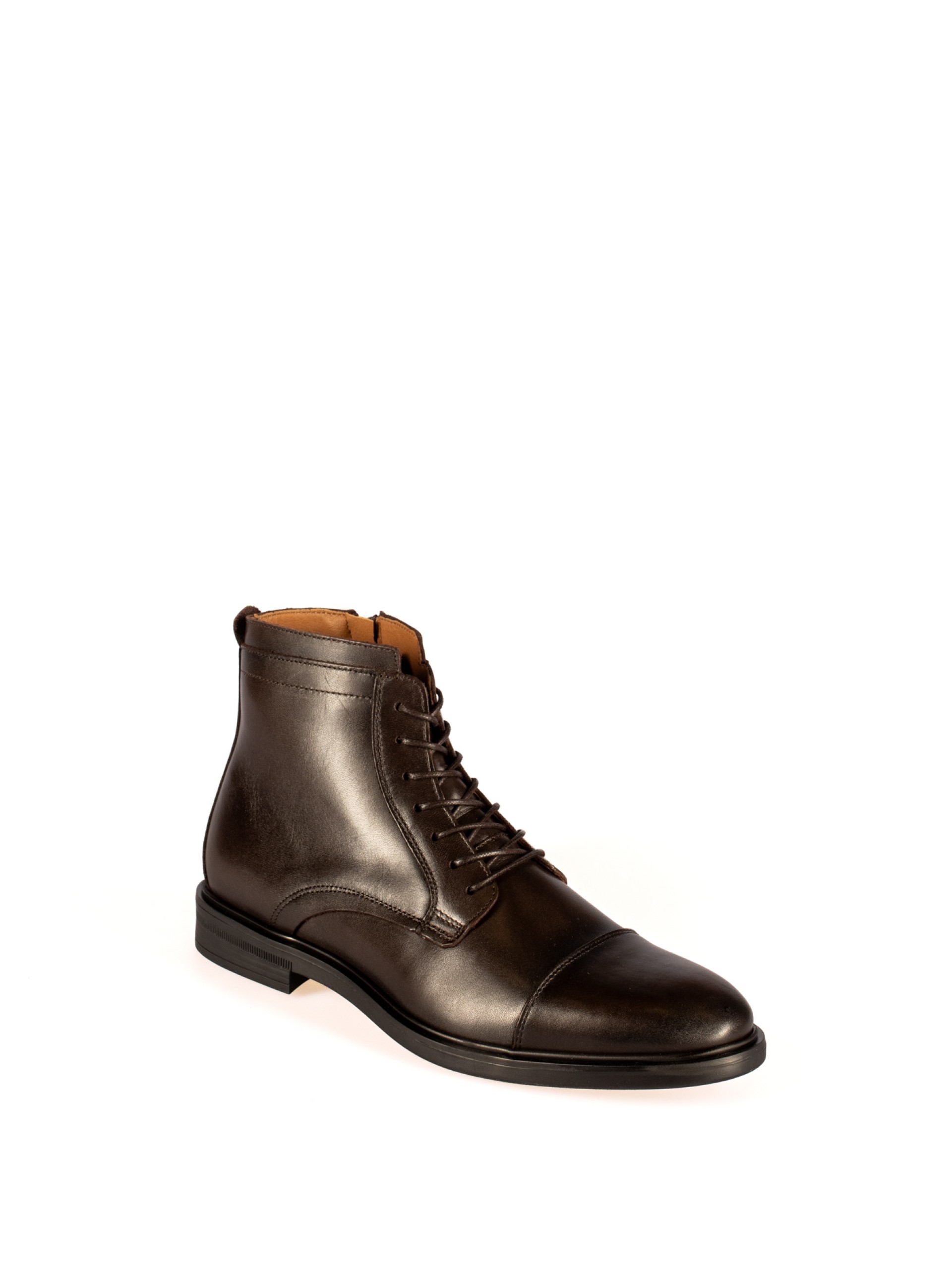 Oxford Leather Ankle Boots