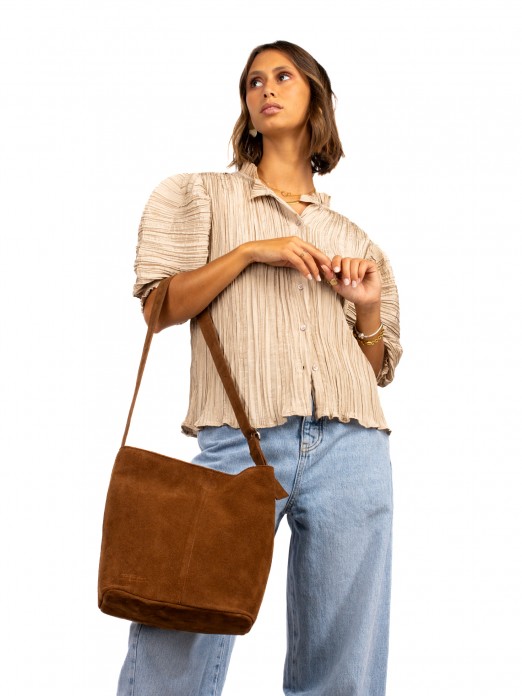 Suede Shoulder Bag Suede Shoulder Bag