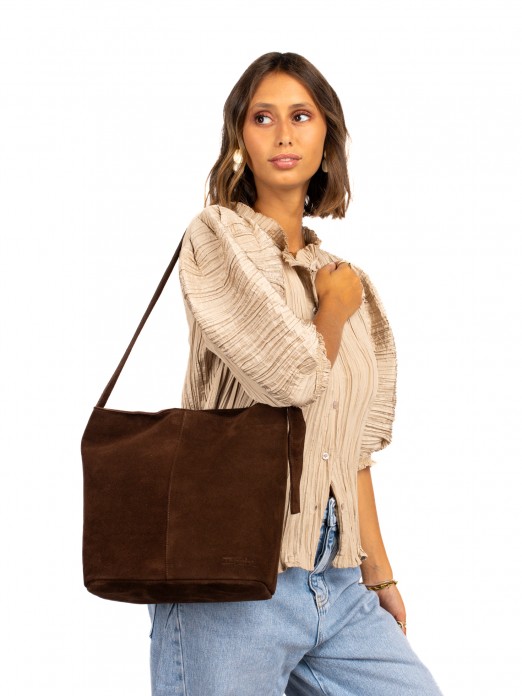 Suede Shoulder Bag Suede Shoulder Bag