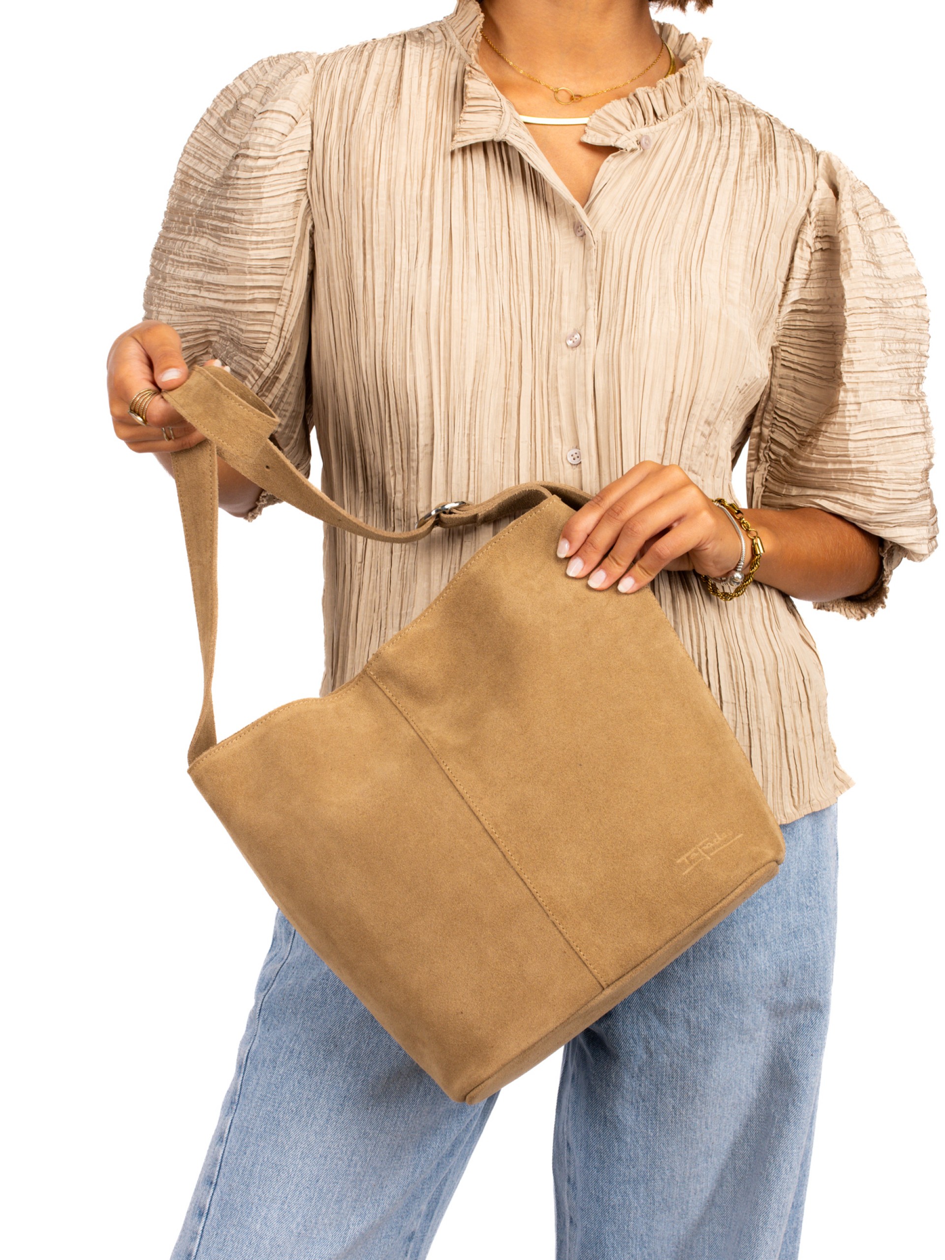 Suede Shoulder Bag
