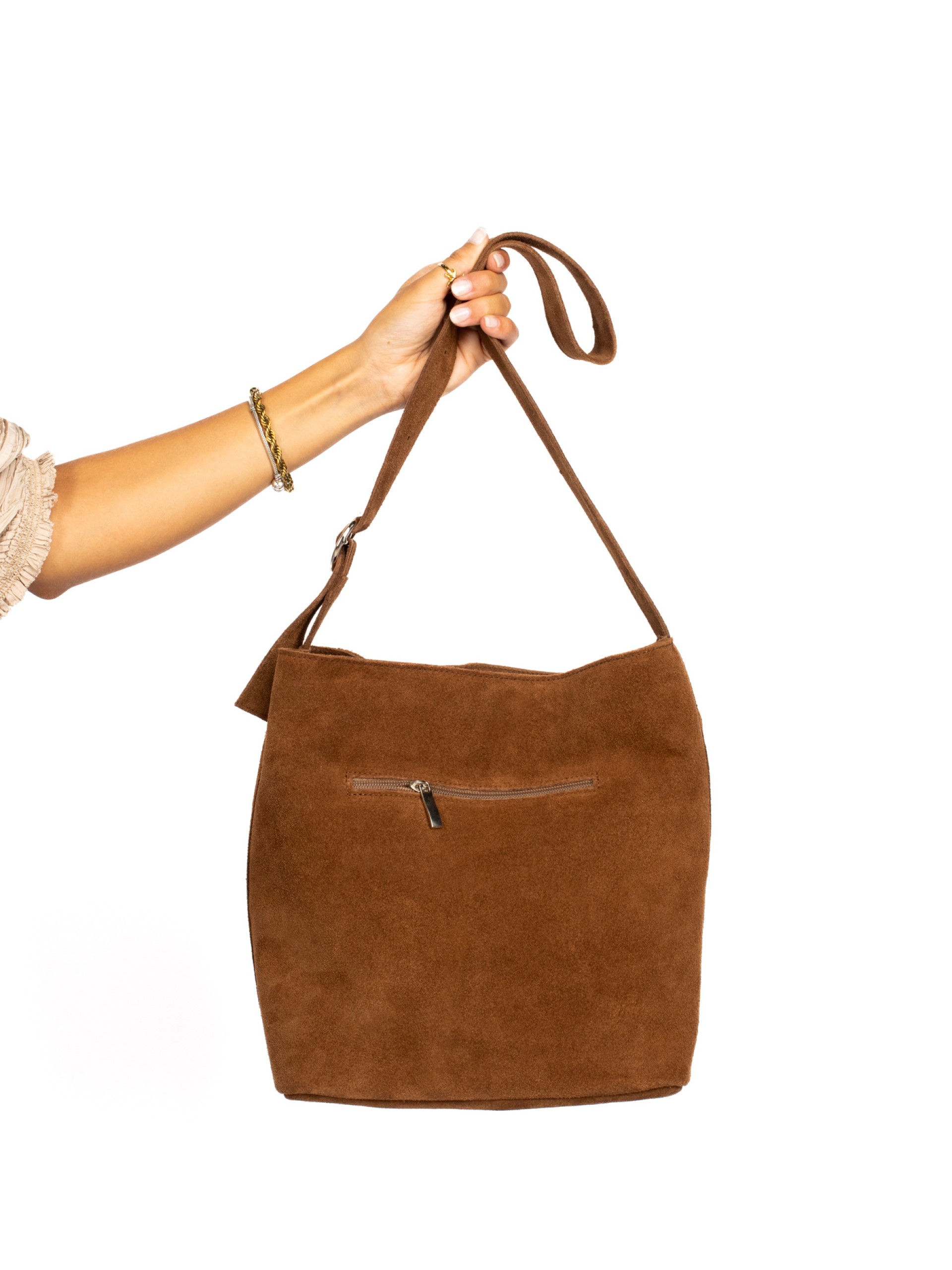 Suede Shoulder Bag