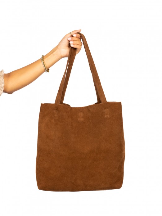 Mala Shopper em camurça Mala Shopper em camurça