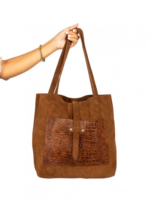 Mala Shopper em camurça Mala Shopper em camurça