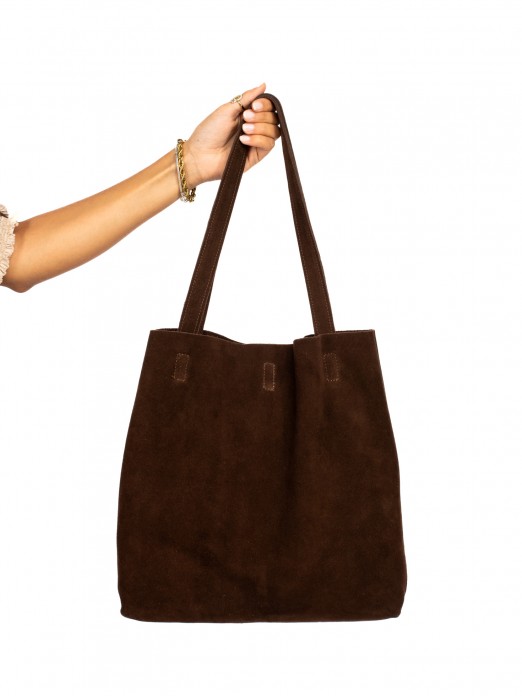 Mala Shopper em camurça Mala Shopper em camurça
