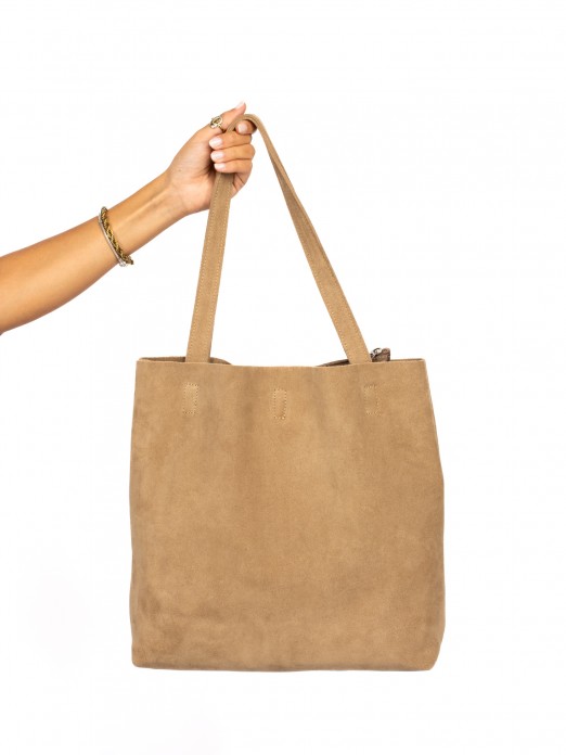 Mala Shopper em camurça Mala Shopper em camurça