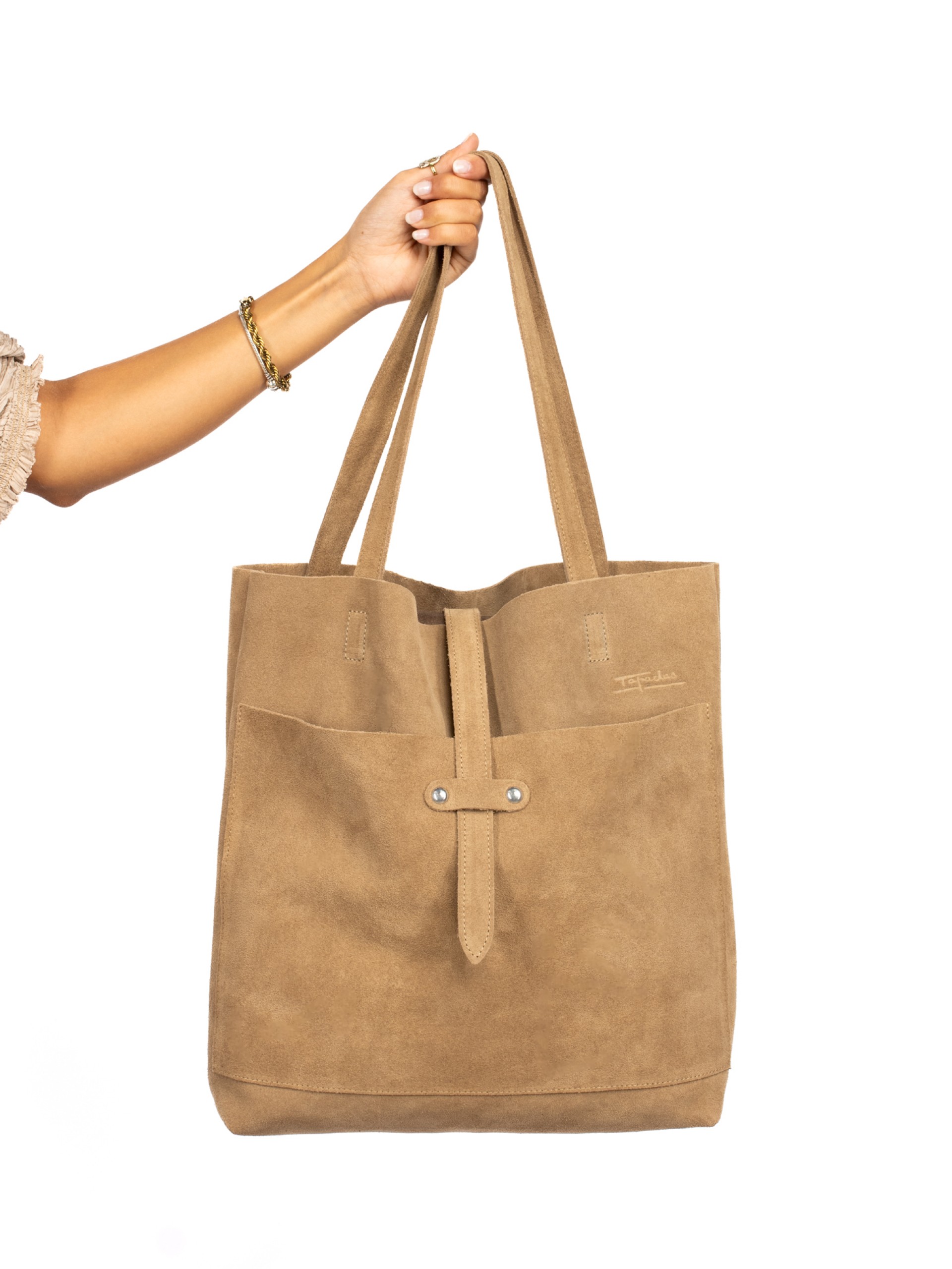 Suede Shopper Bag