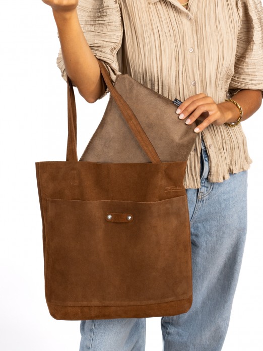 Suede Shopper Bag Suede Shopper Bag