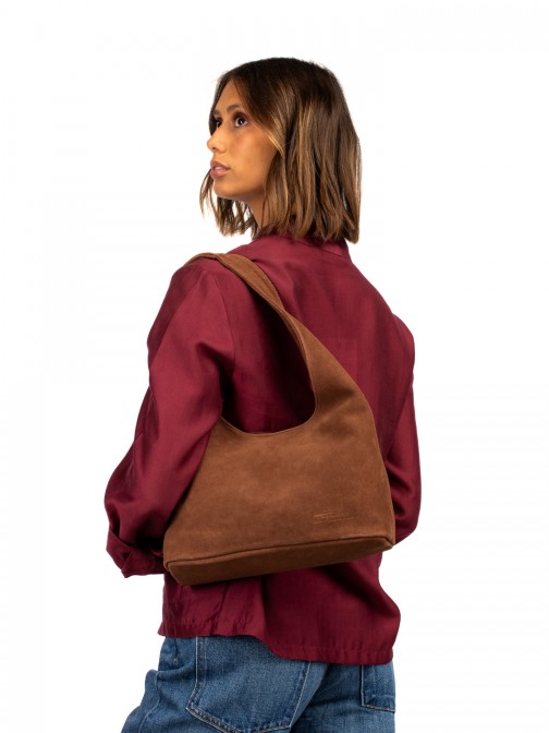 Suede Shoulder Bag