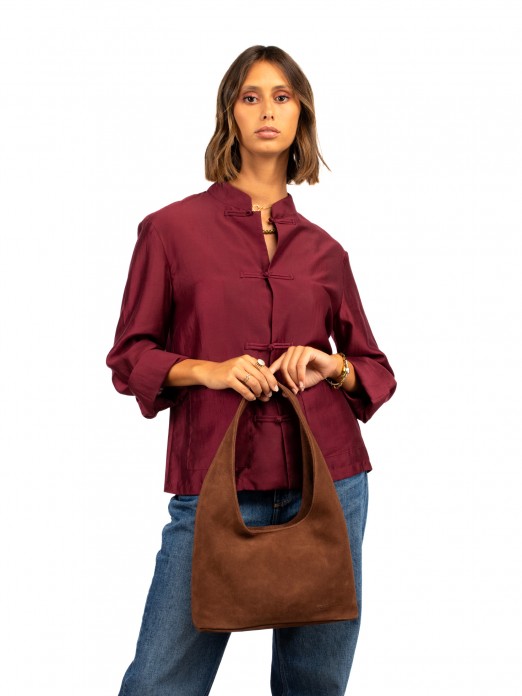 Suede Shoulder Bag Suede Shoulder Bag