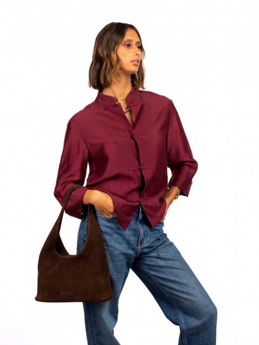 Suede Shoulder Bag Suede Shoulder Bag