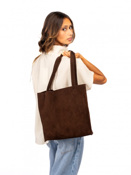 Mala estilo  Totebag em camur�a
