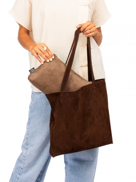 Mala estilo  Totebag em camur�a