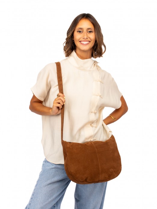 Suede crossbody bag Suede crossbody bag